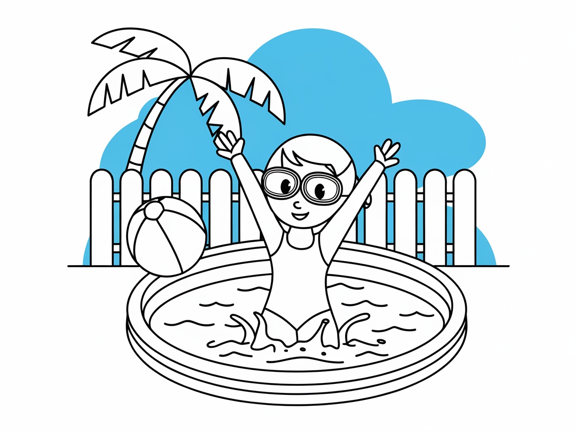 Make a Splash with This Playful Paddling Pool Scene