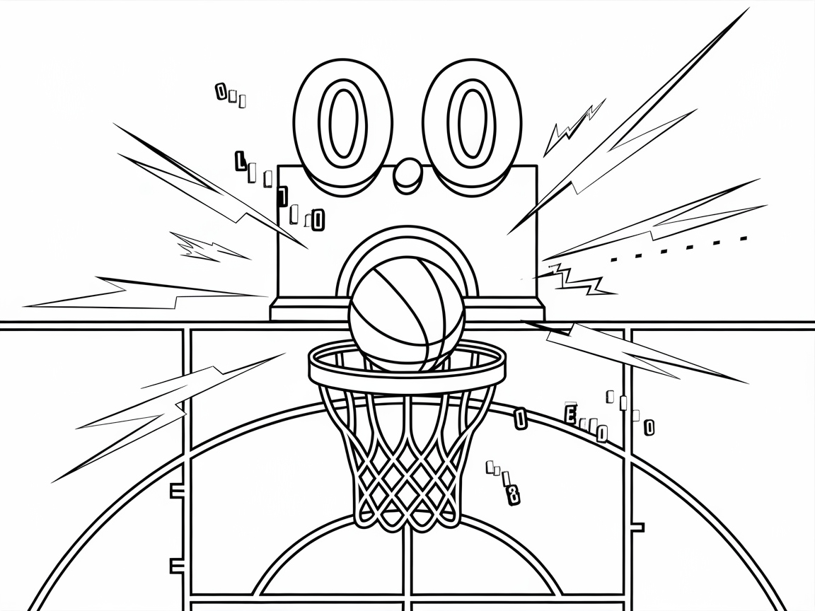 Capture the Moment with This Electrifying Slam Dunk