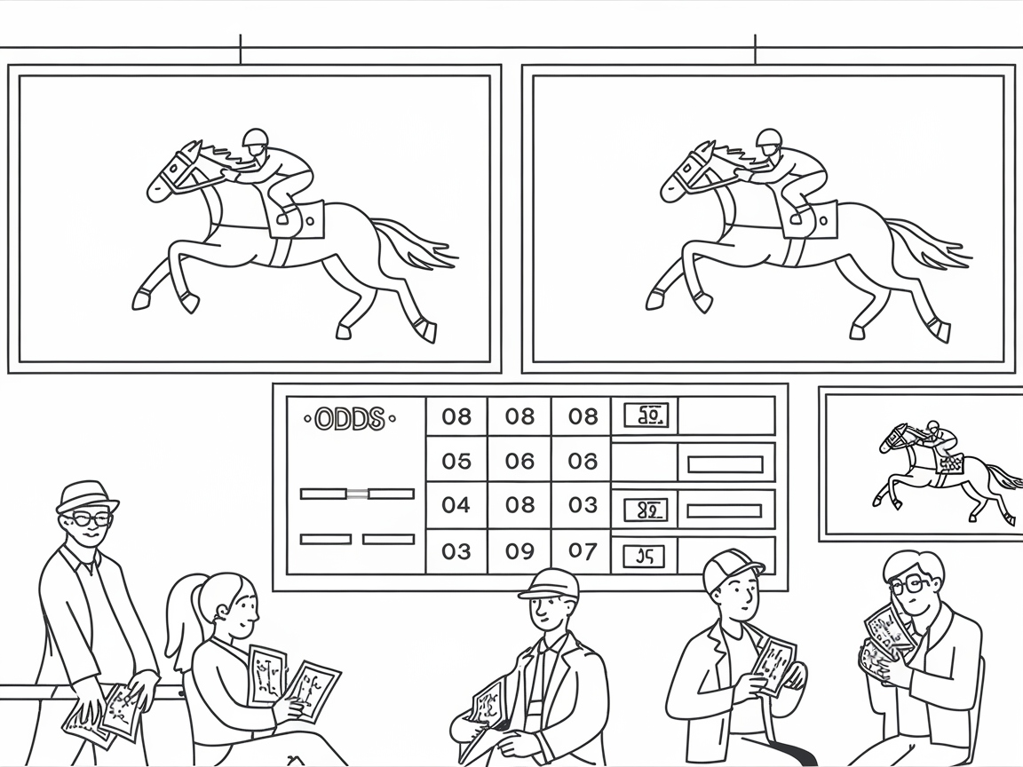 Exciting Day at the Races: Horse Betting Extravaganza