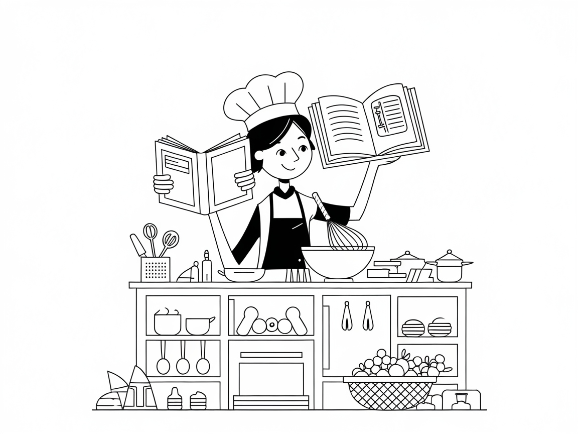 Whisk Up Creativity with This Recipe-Reading Chef Page