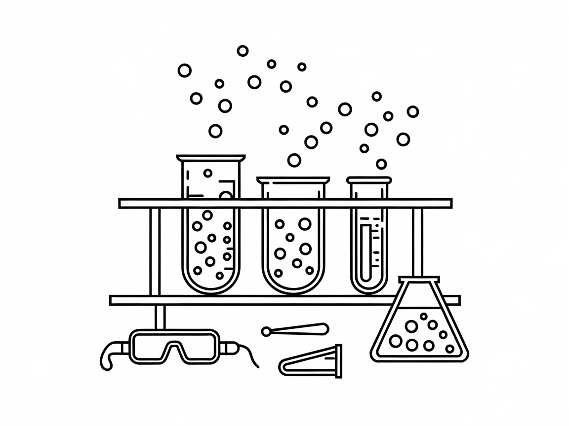 Experiment with Colors in This Science Boba Scene