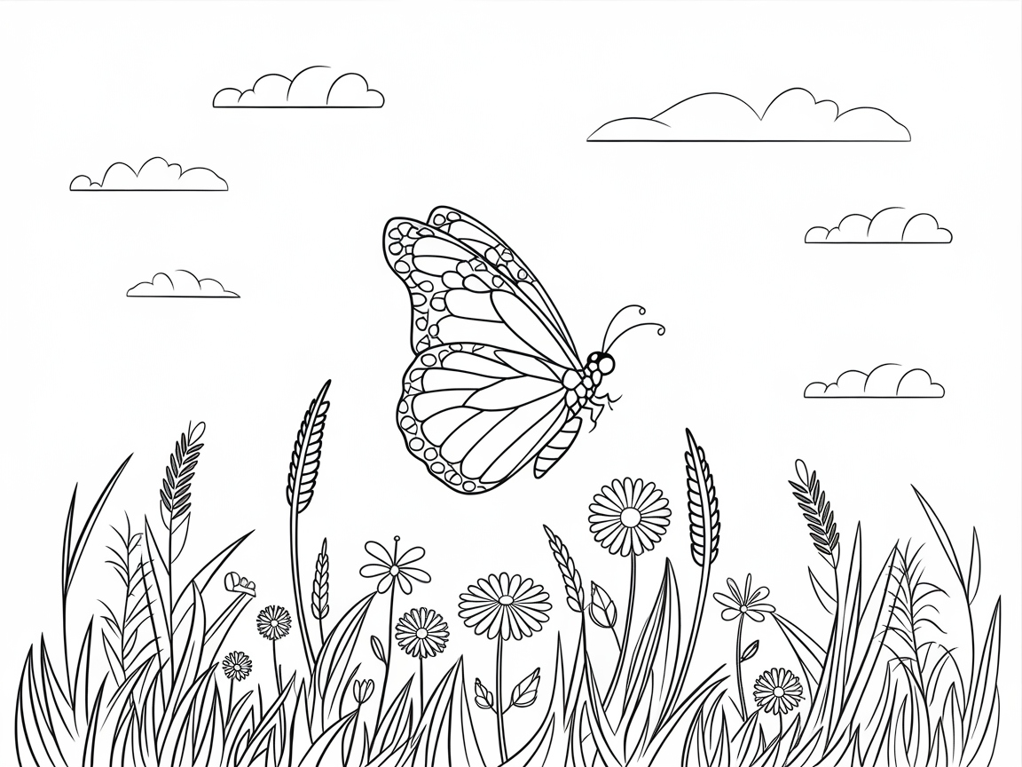 Flutter Through This Grassland Adventure