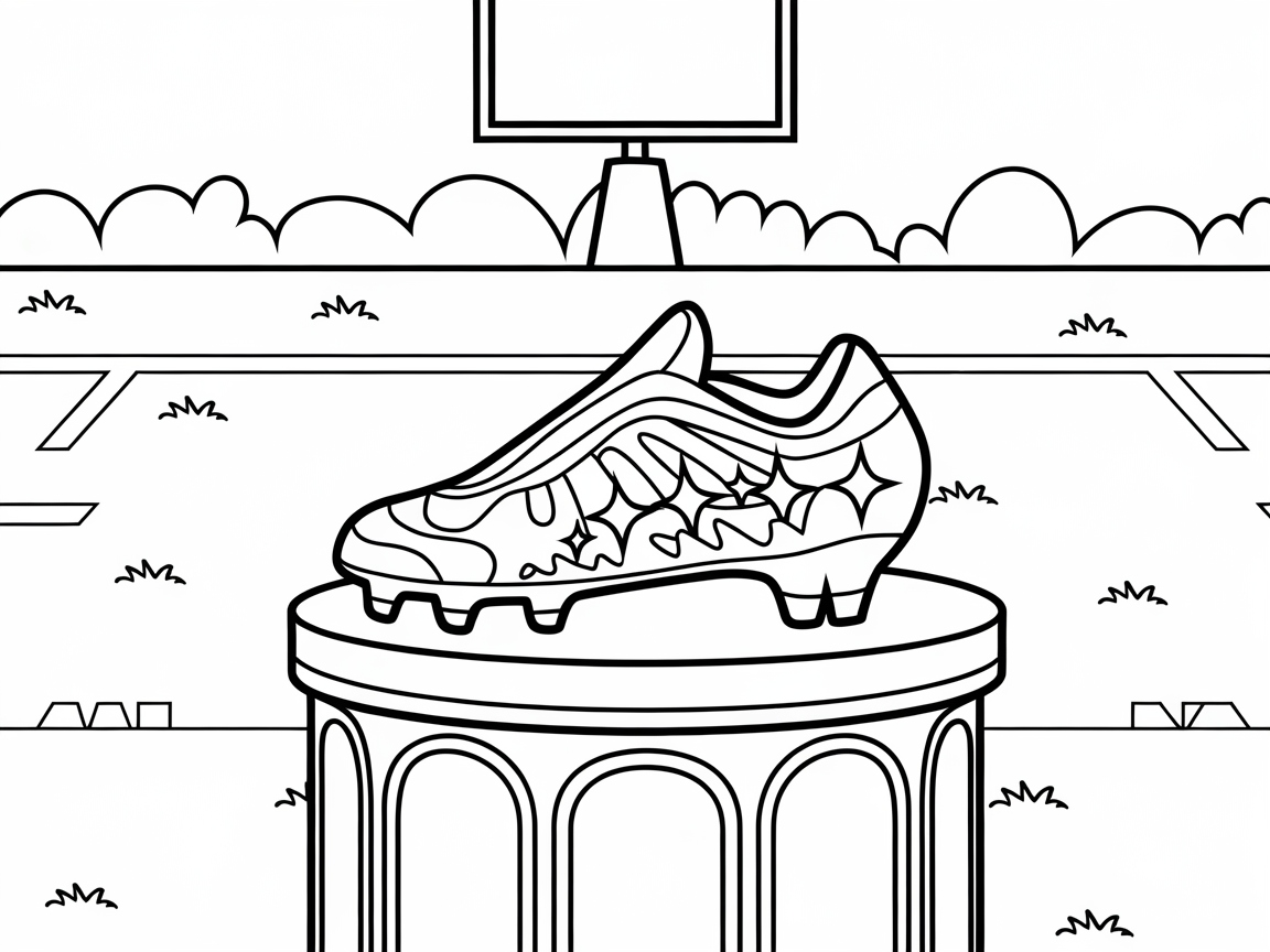 Showcase Your Style with This Soccer Cleat on a Pedestal