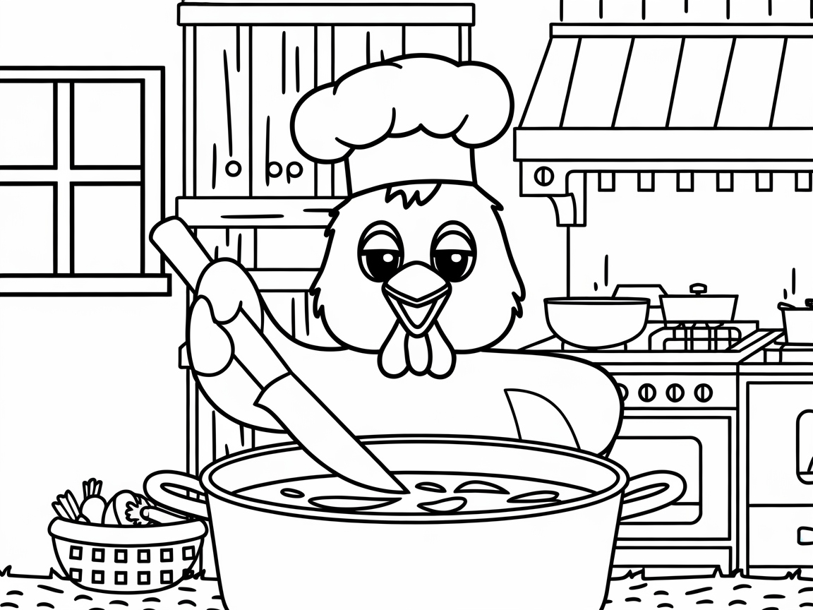 Whip Up Creativity with Chef Chicken in the Kitchen
