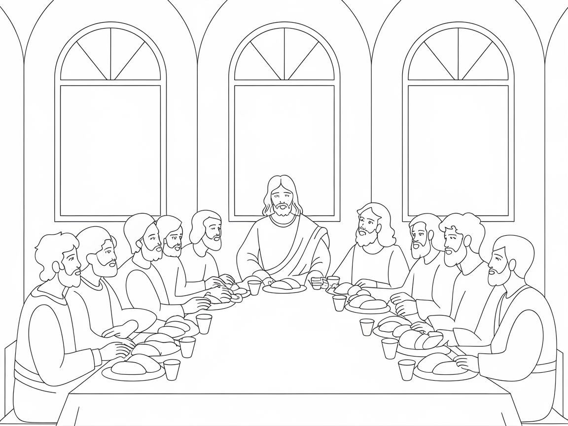 Experience the Last Supper in Artistic Detail