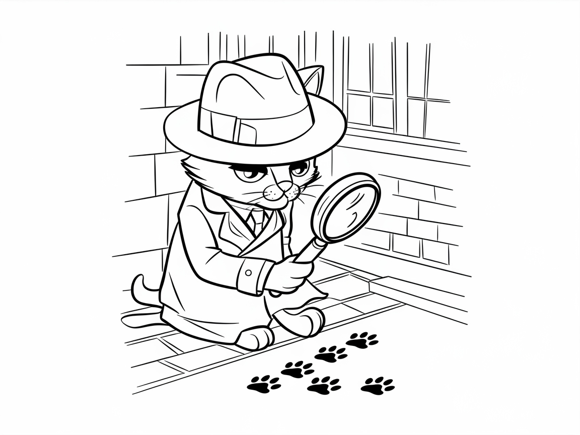 Uncover Clues with This Detective Cat Adventure