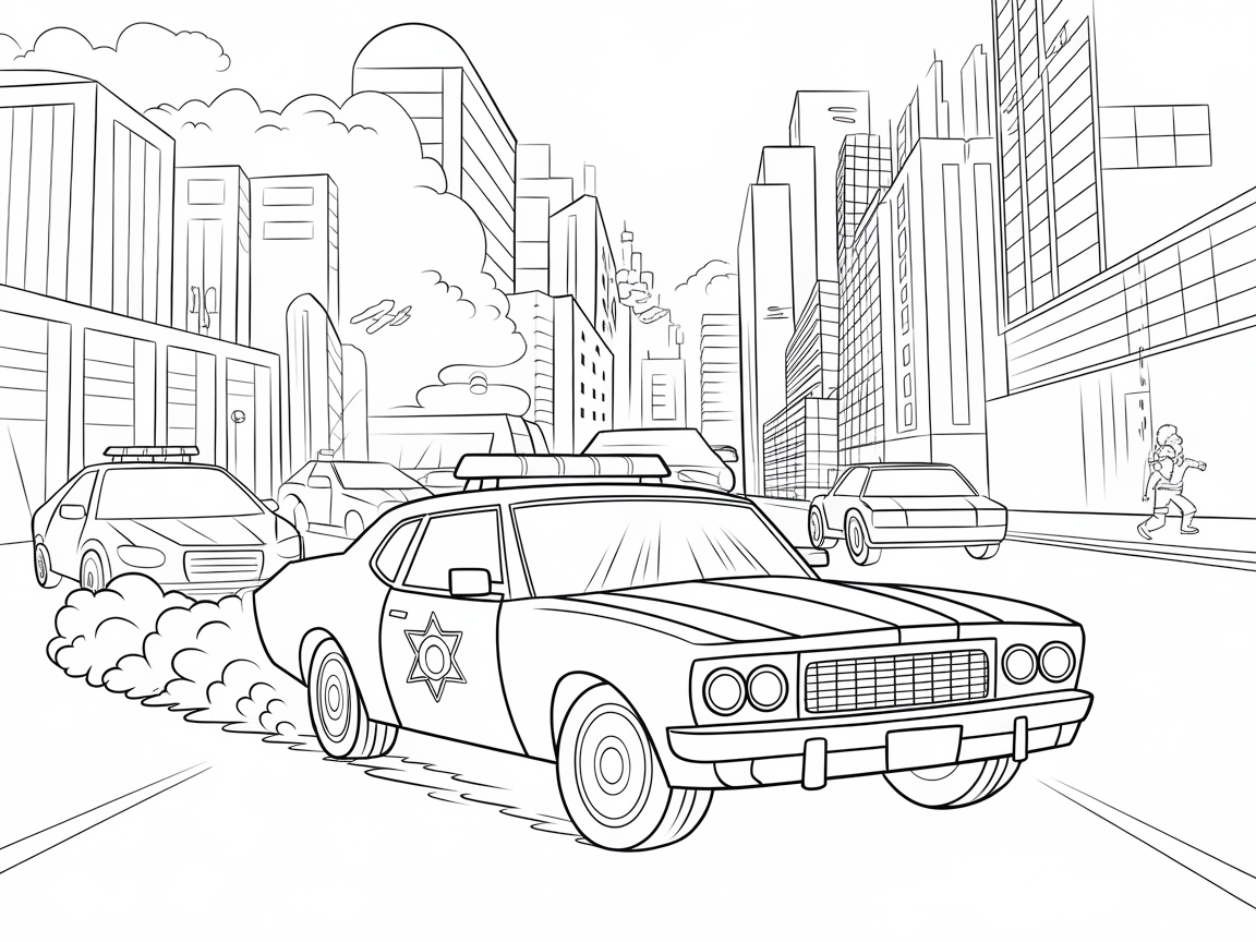 Chase the Action With This High-Speed Police Pursuit