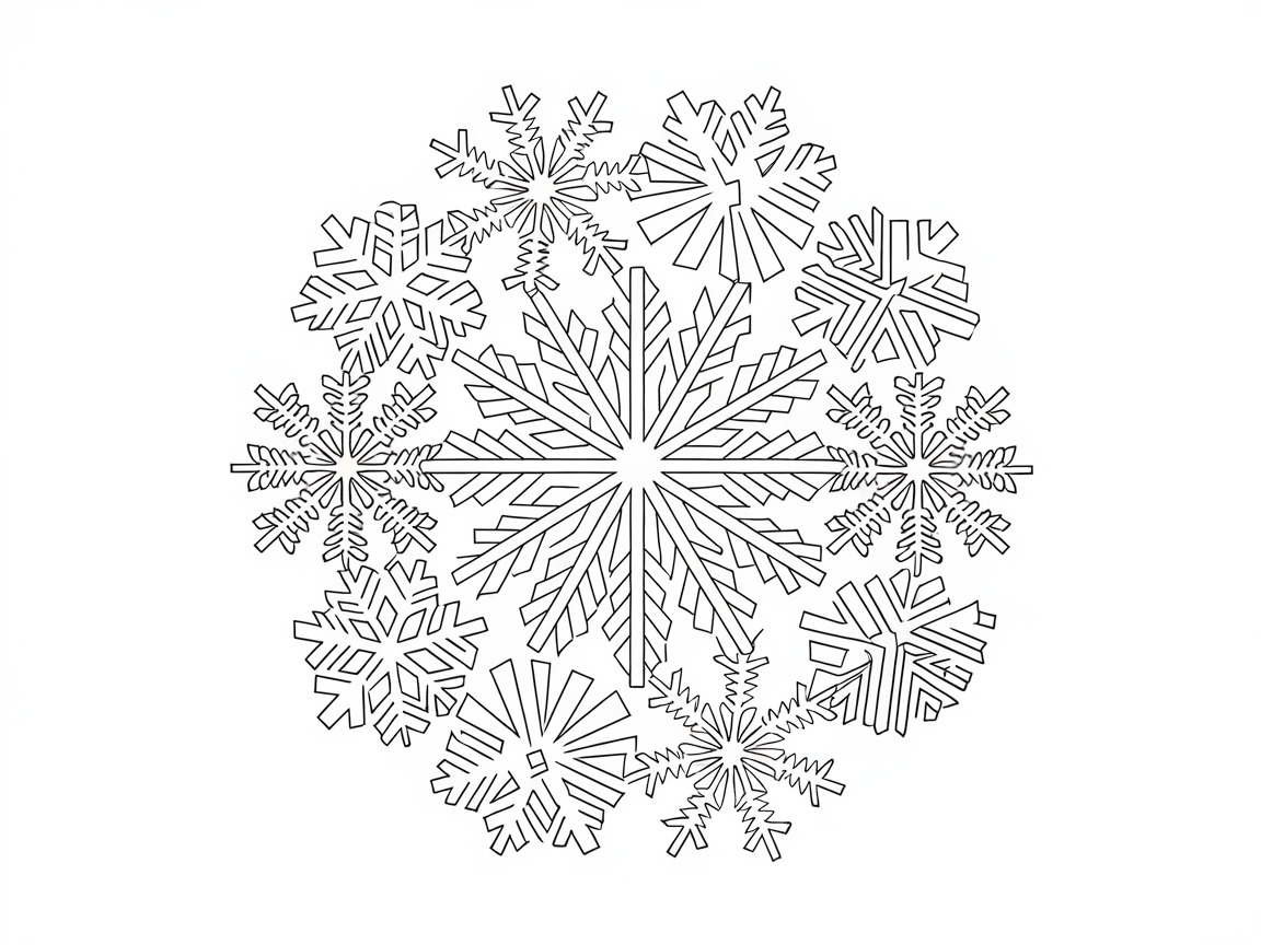 Create Frosty Magic with This Snowflake Mandala