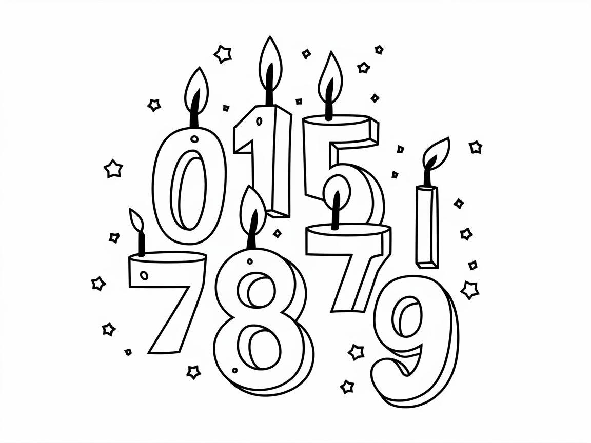 Bring Numbers to Life With These Playful Candle Digits