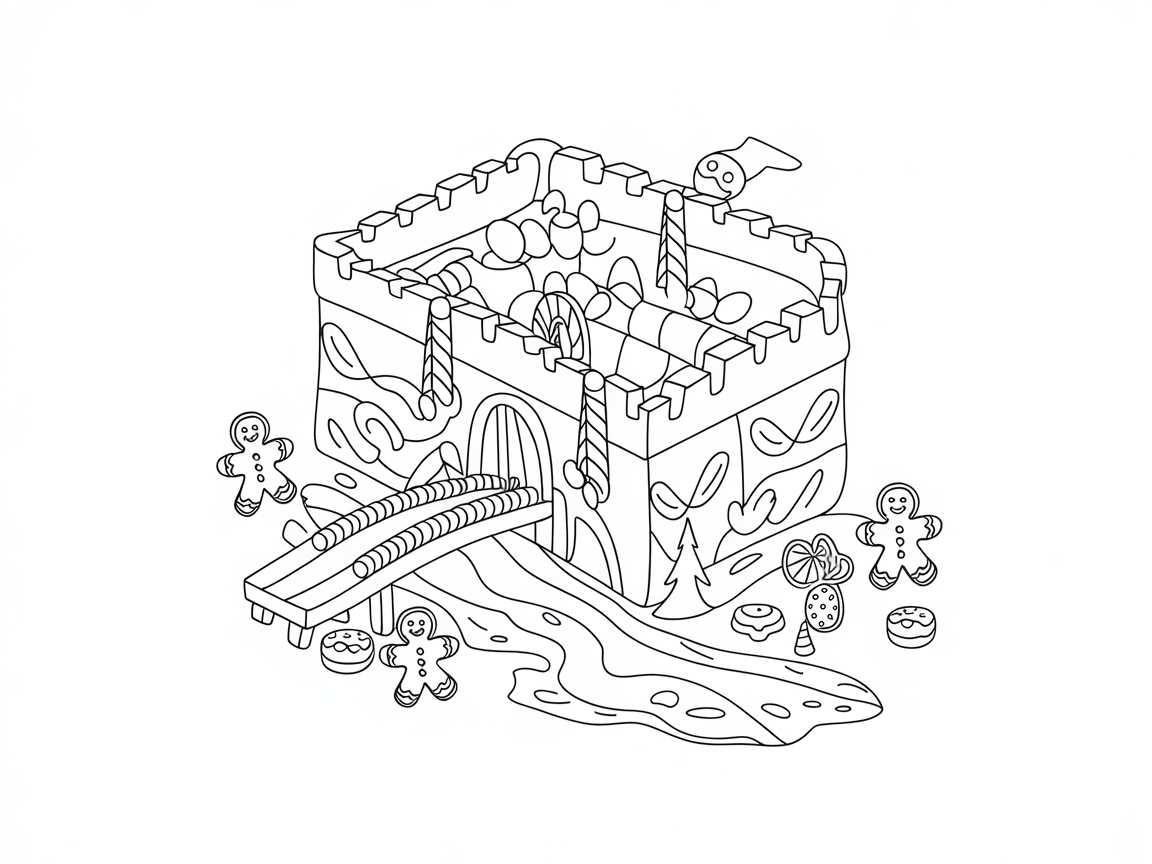 Gingerbread Dreams Come Alive in This Cookie Castle Page