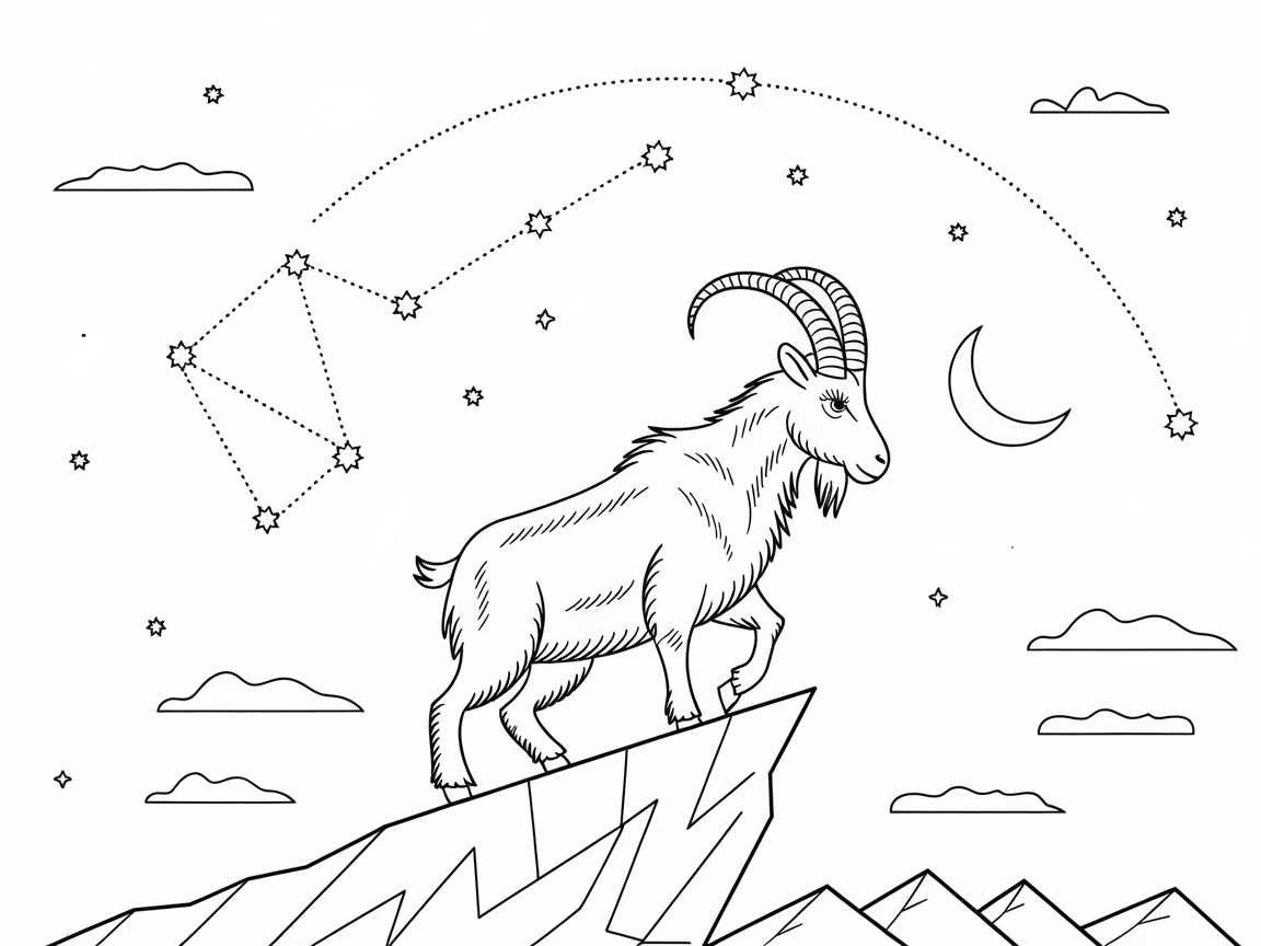 Explore the Capricorn Constellation in This Cosmic Scene