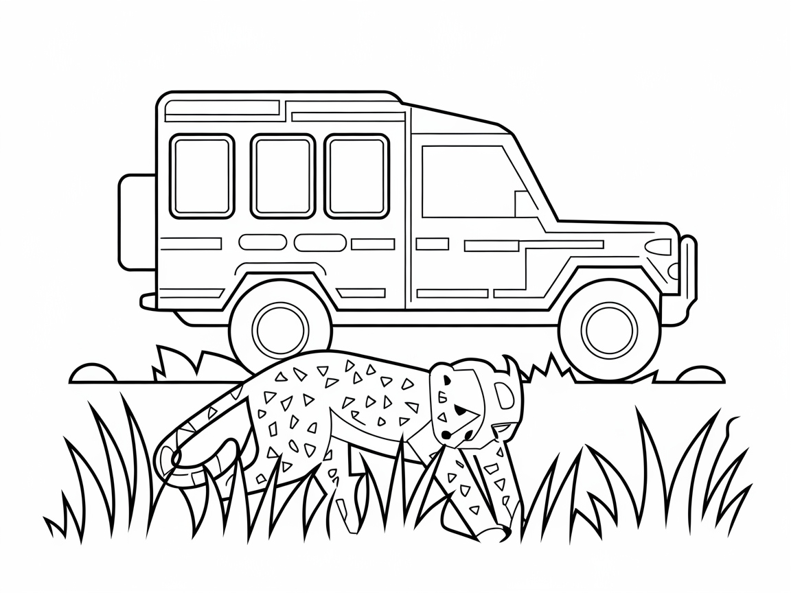 Safari Adventure with a Stealthy Cheetah
