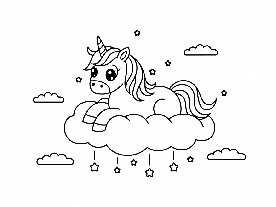 Unleash Your Imagination with This Dreamy Unicorn Cloud!