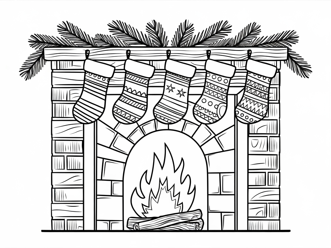 Warm Up with This Cozy Fireplace Scene