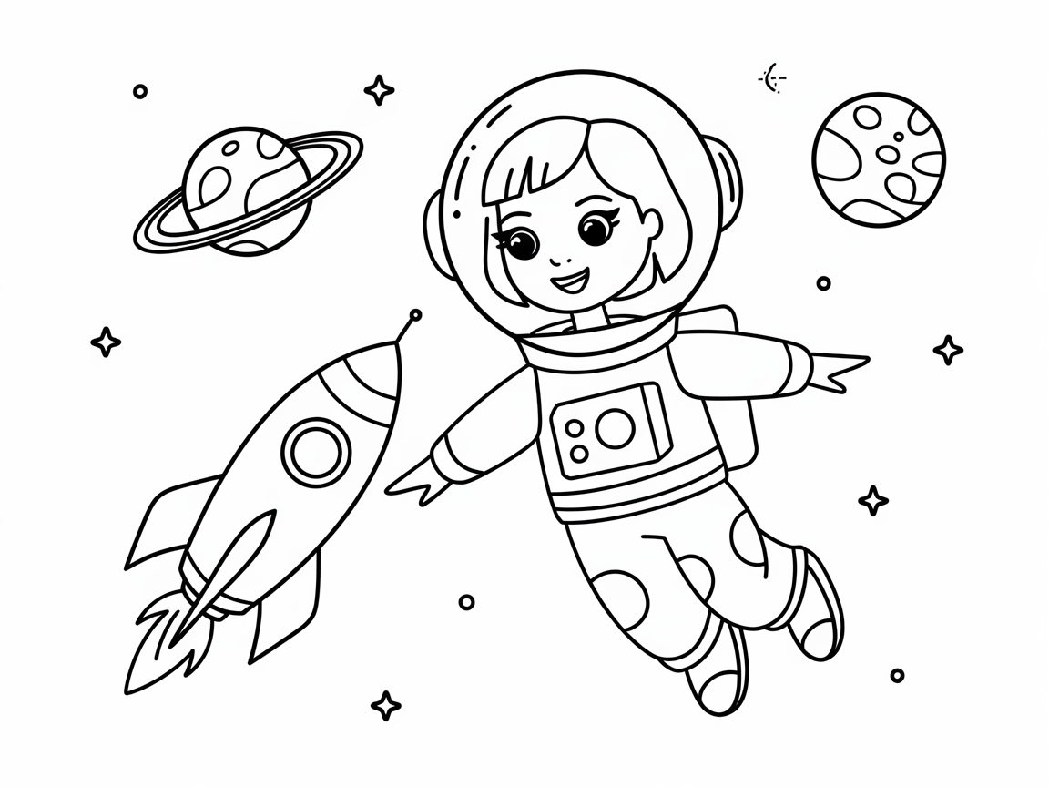 Blast Off to Adventure with This Space Explorer Page
