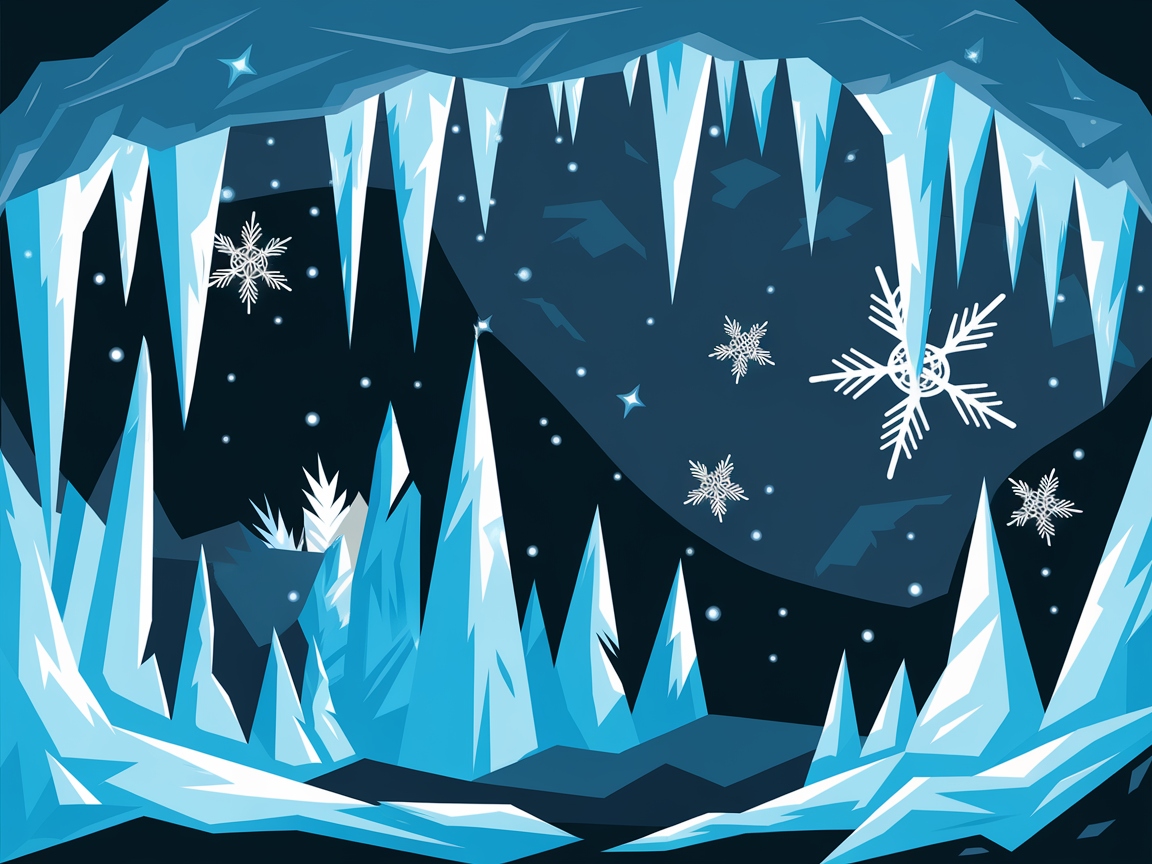 Chill Out with This Icy Cave Scene