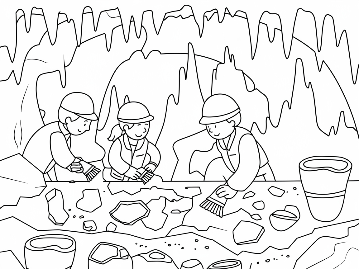 Archaeological Adventure in the Cavern
