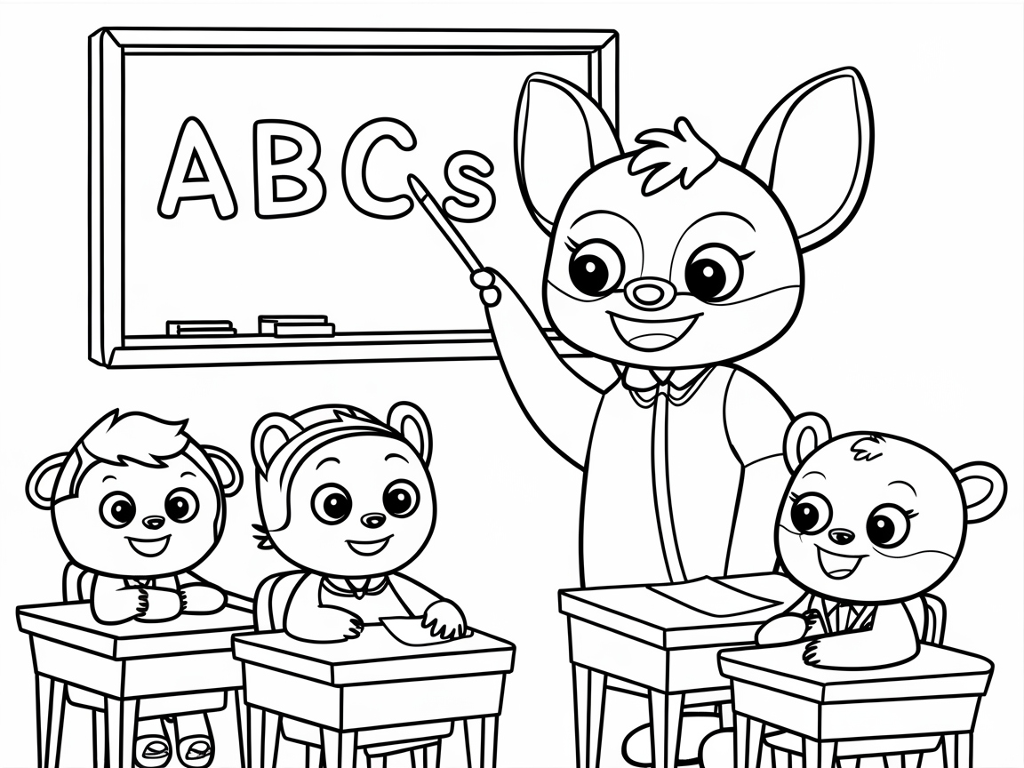 Join the Classroom Fun with Teacher Bat