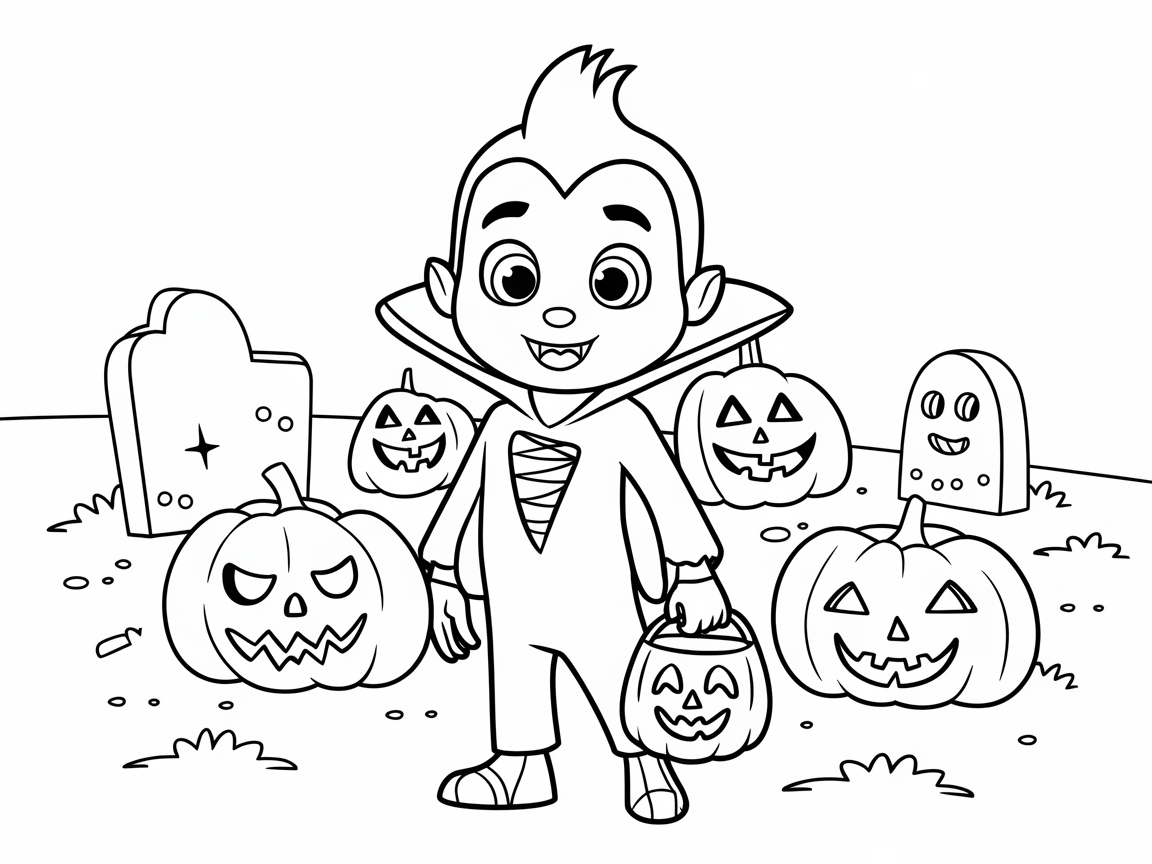 Spooky Fun with Little Vampire Chase