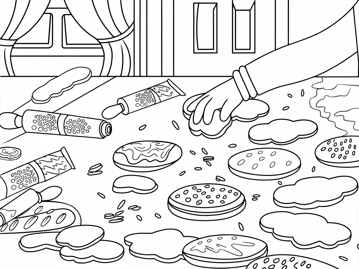 Dive into a Christmas Cookie Decorating Scene