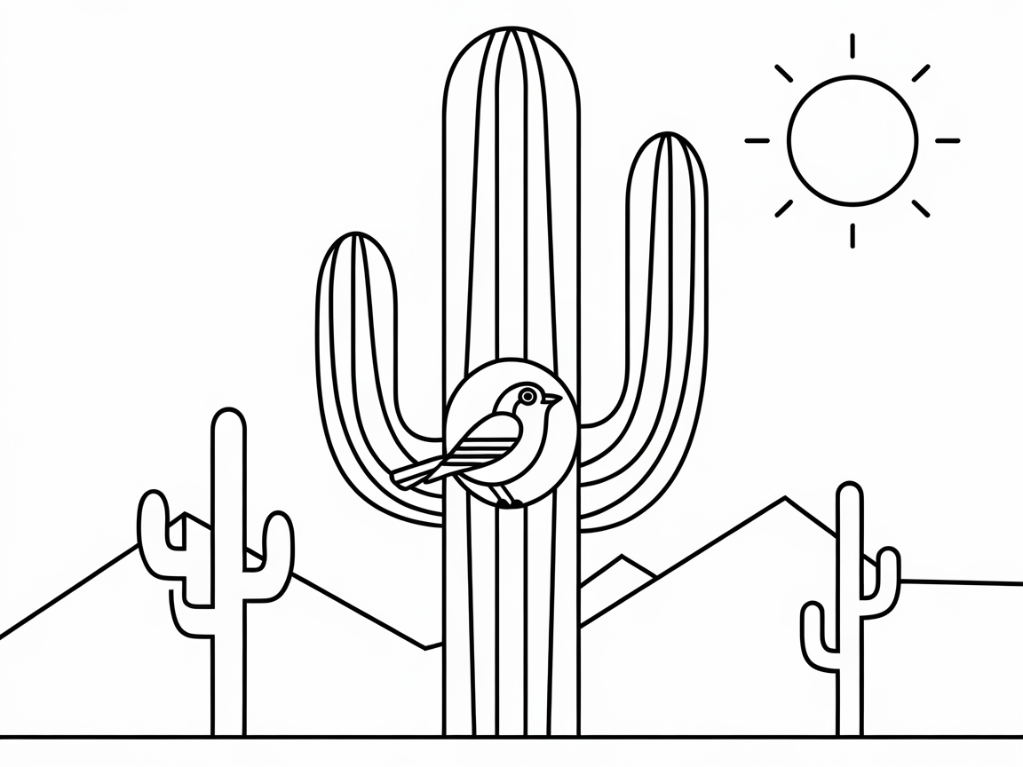 Bring the Desert to Life with This Cactus Bird Nest Scene