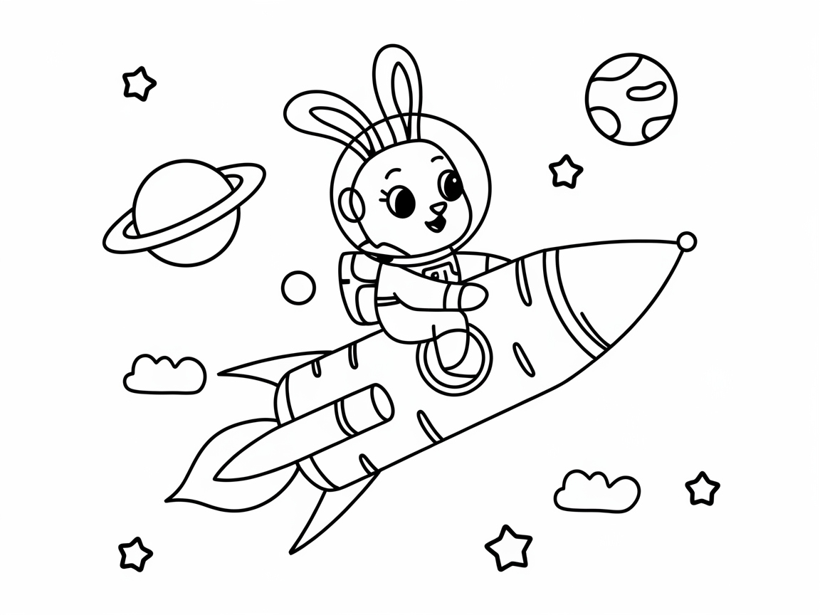 Adventure Bunny in Space