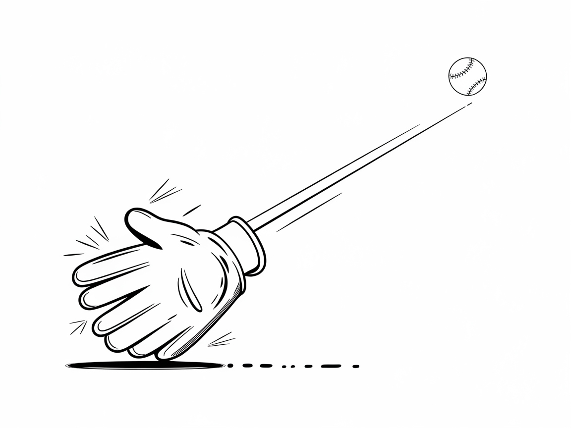 Catch This Playful Glove and Ball Action Scene