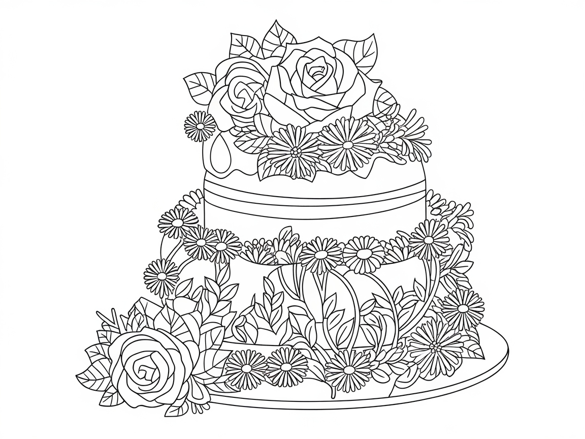 Bloom with Creativity on This Floral Cake Design
