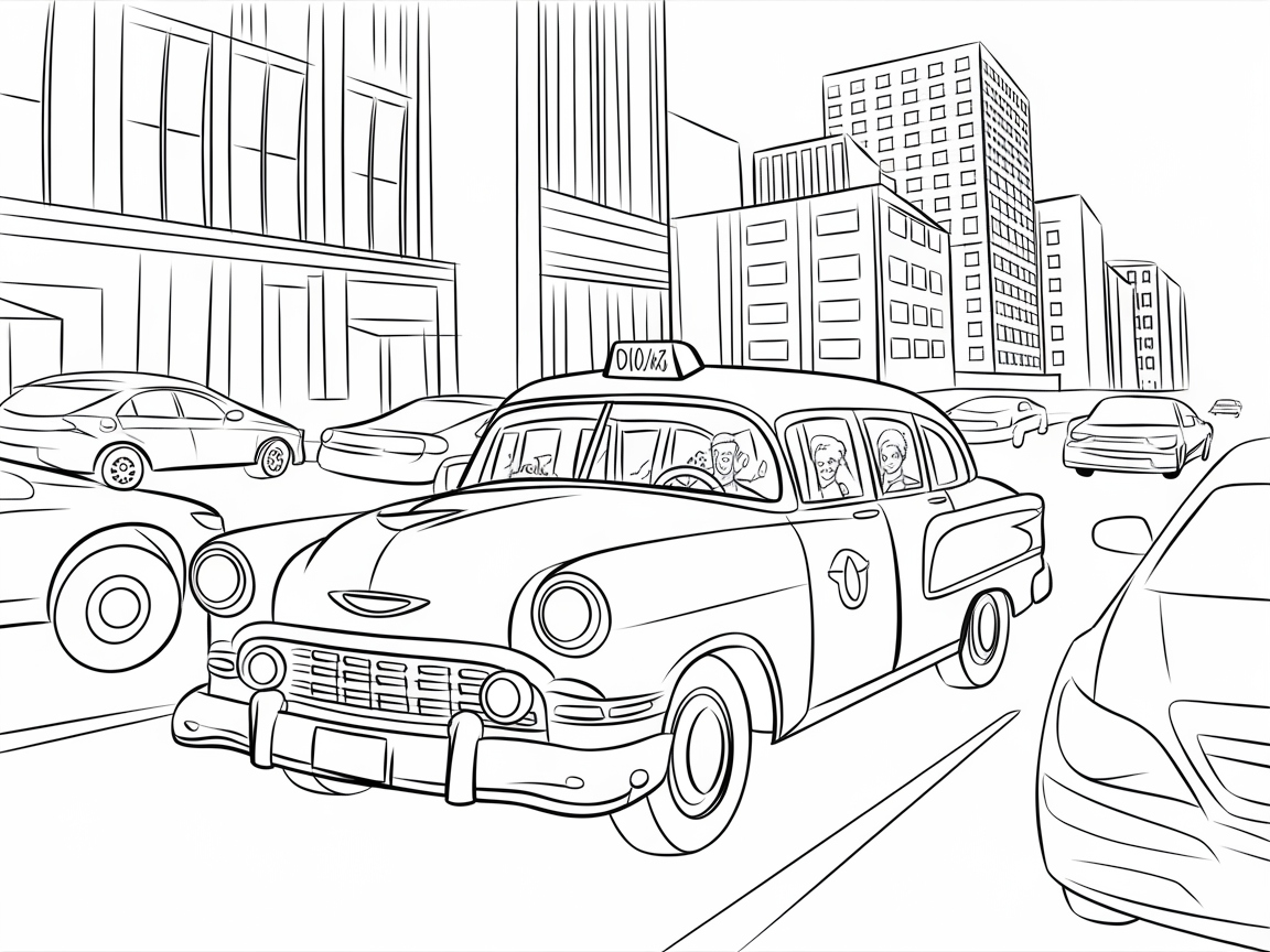 Explore the Cityscape With This Classic Taxi Adventure