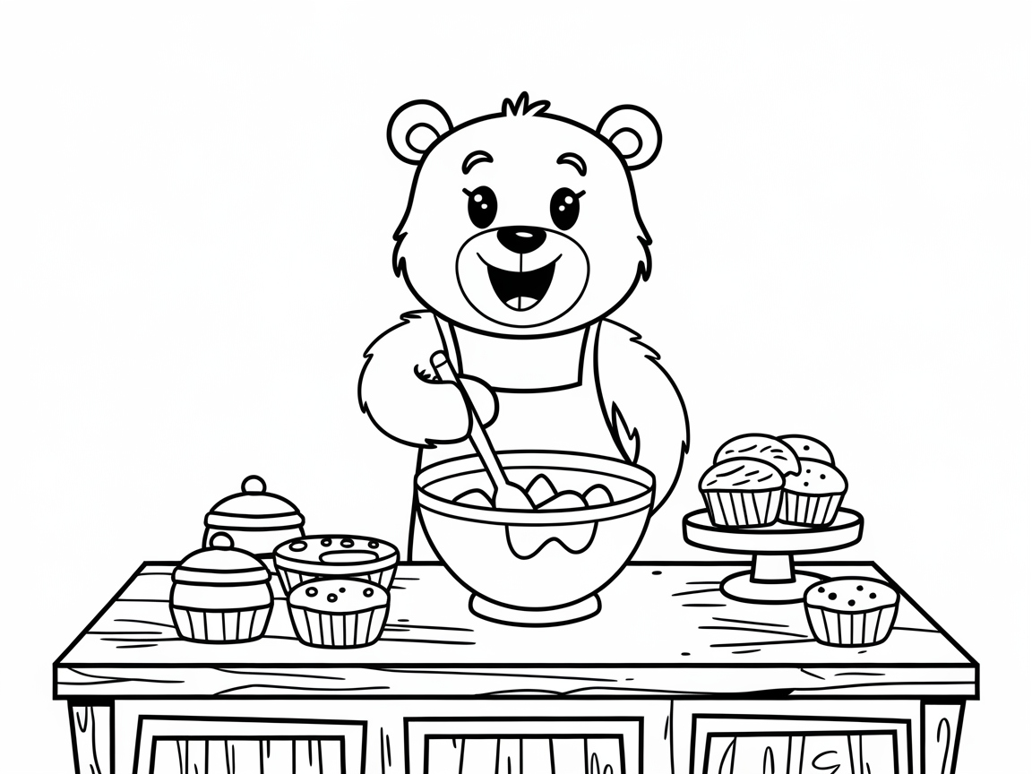 Bake With Bear: A Colorful Kitchen Adventure