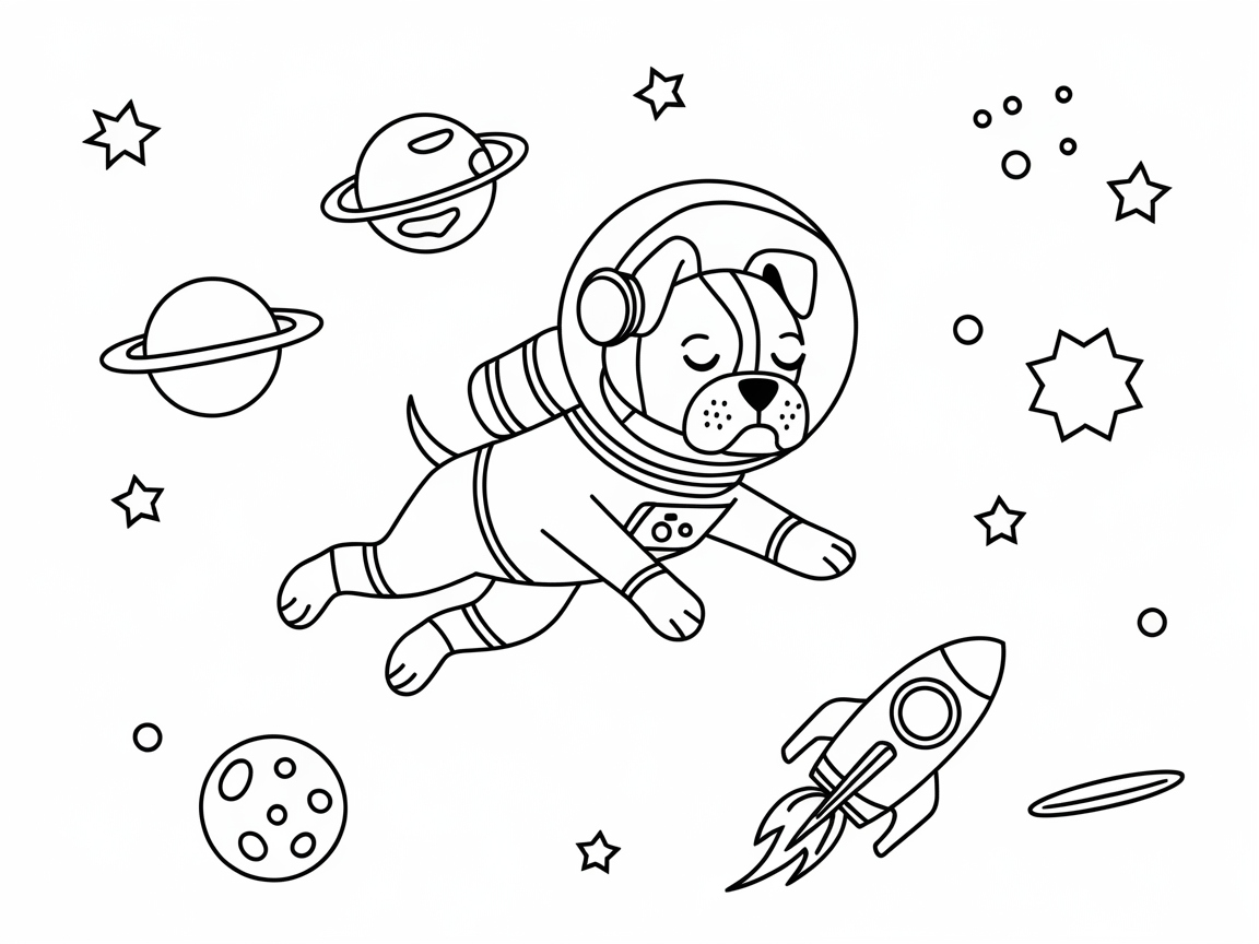 Boxer Astronaut