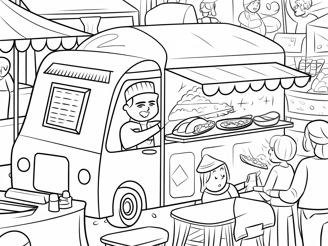 Spice Up Your Creativity with This Food Truck Festival Page