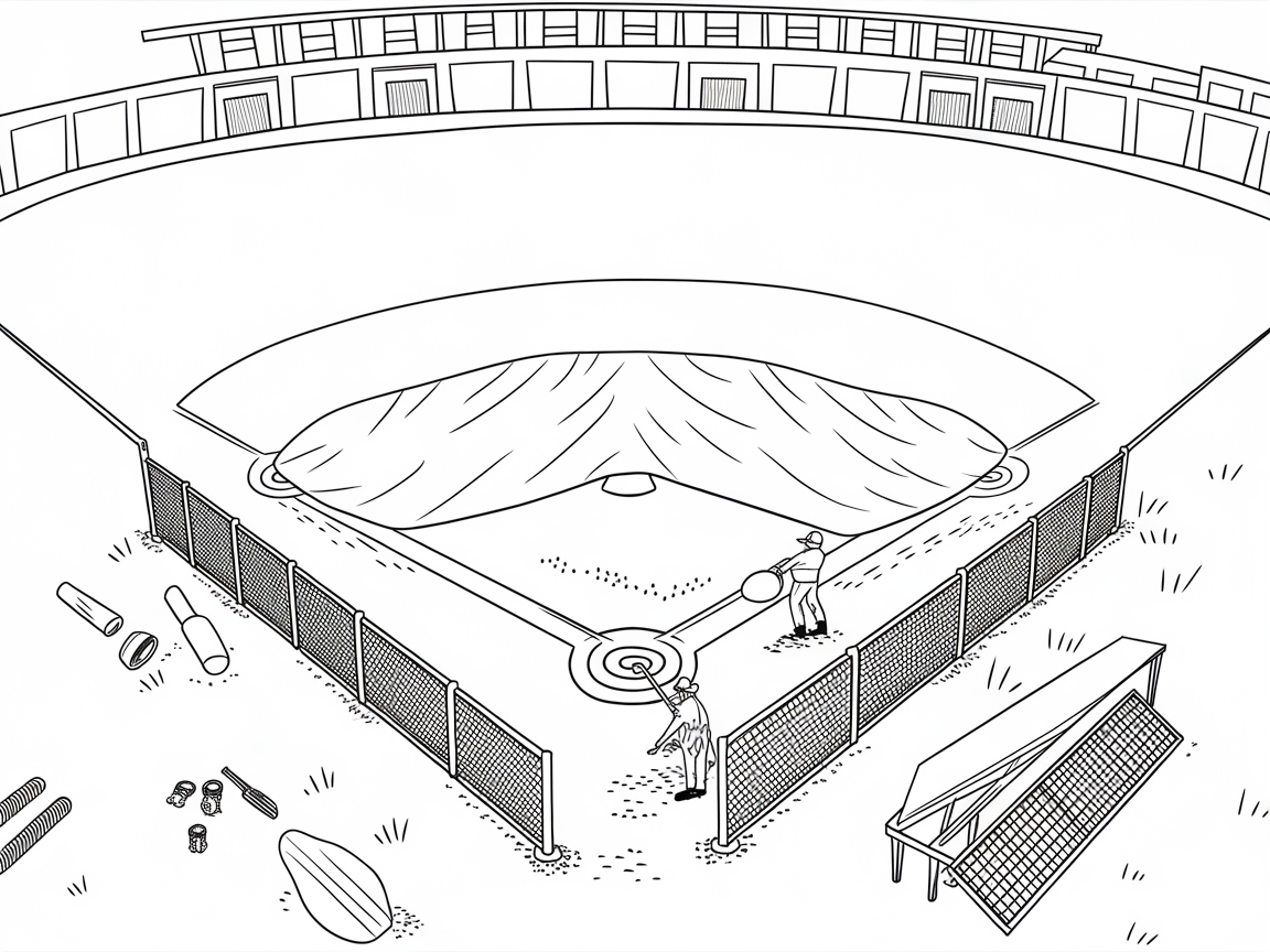 Bring the Stadium to Life with This Pre-Game Field Scene