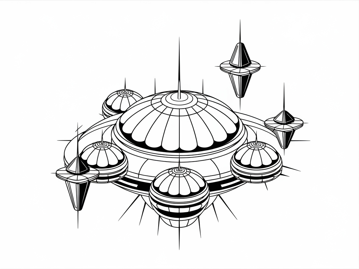 Blast Off to Adventure with This Futuristic Space Castle