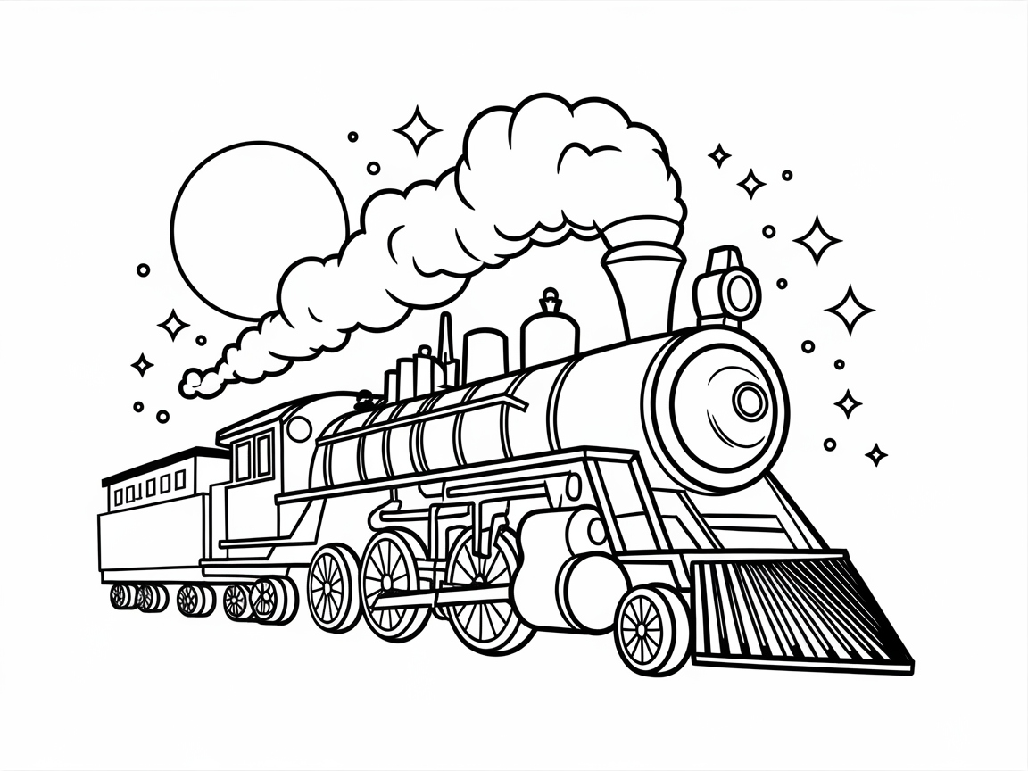 Full Steam Ahead: Nighttime Train Adventure