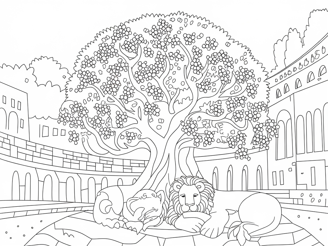 Embrace Serenity with This Peaceful Garden Scene