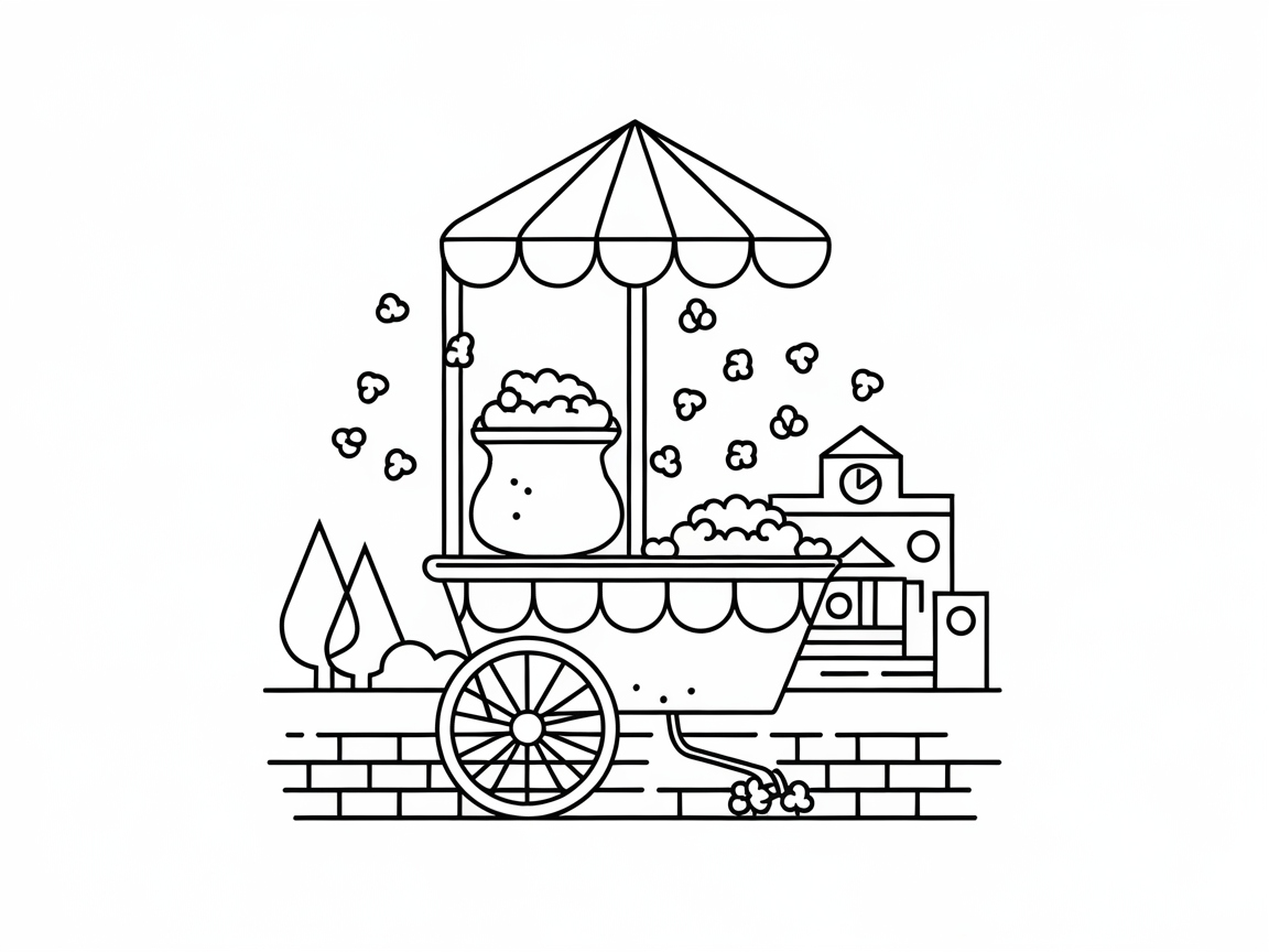 Pop Into This Classic Popcorn Stand