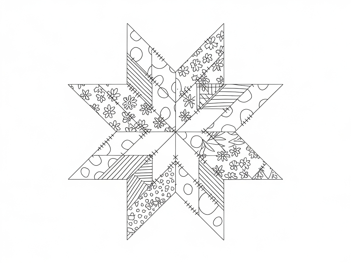 Get Creative with This Patchwork Star Design