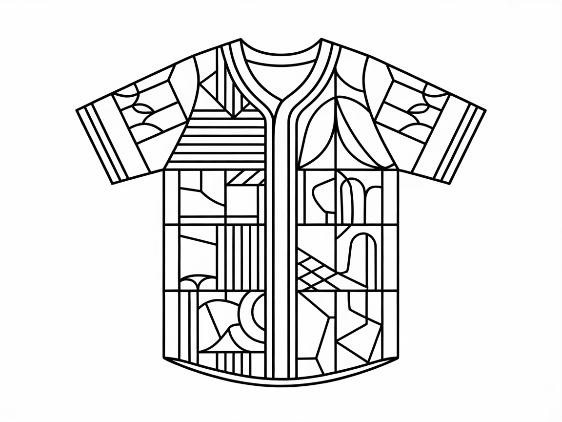 Craft a Unique Jersey With This Geometric Mosaic Design