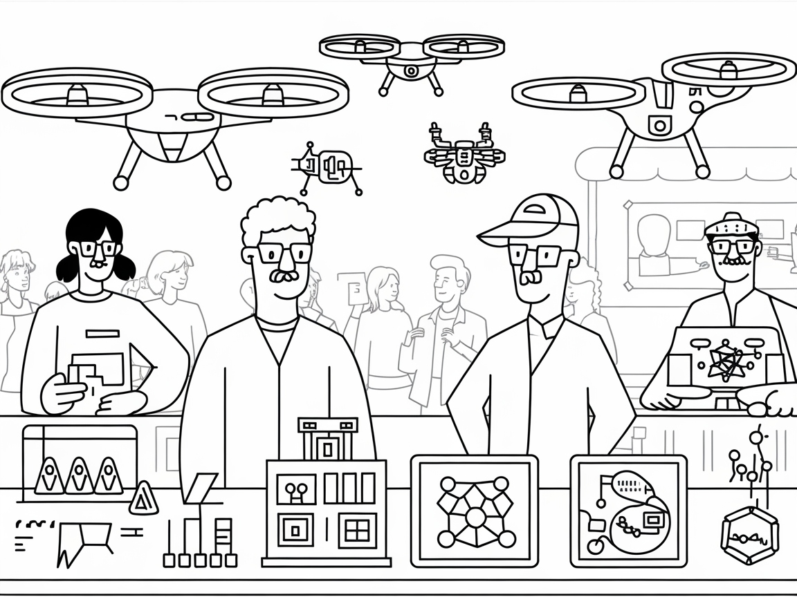 Dive into Innovation with This Tech Expo Scene