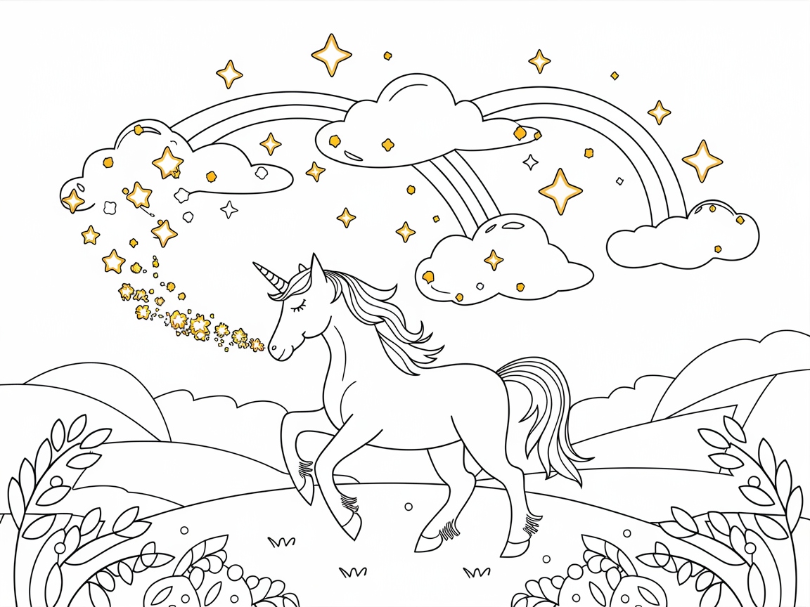 Magical Unicorn Dreamscape