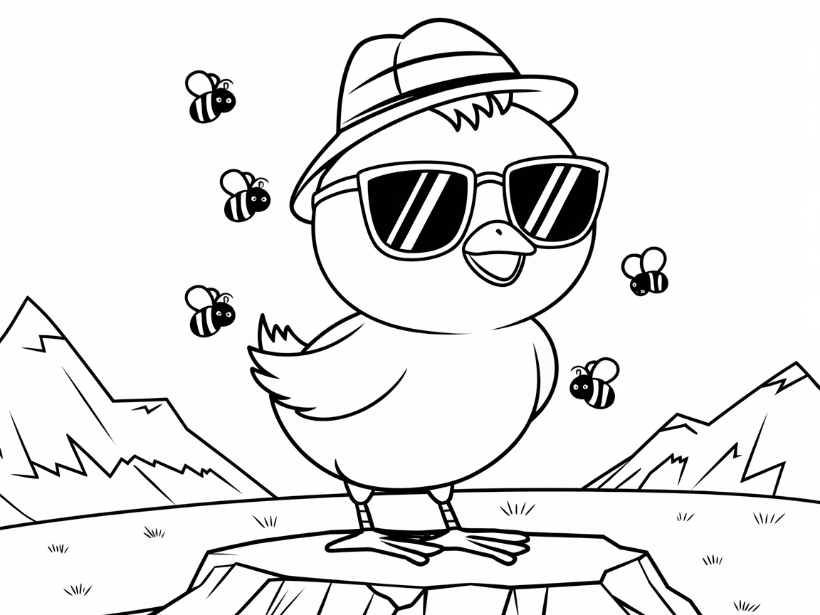 Chic Chick Adventure with Buzzing Bees