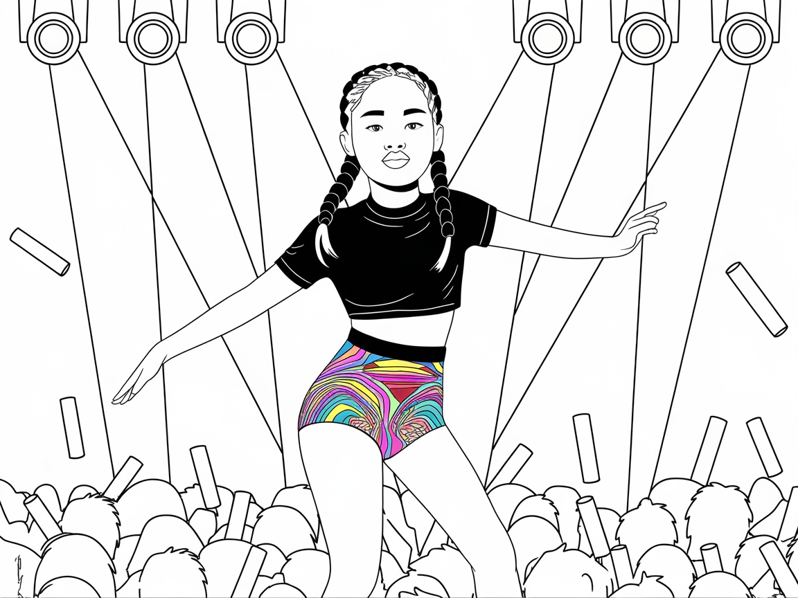 Vibrant Dance Party on Stage