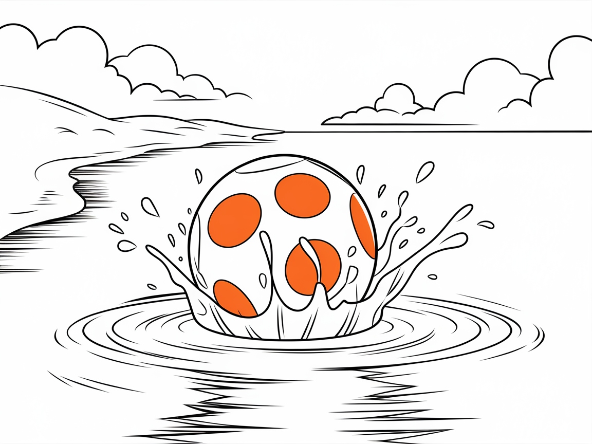 Splashing Beach Ball Adventure