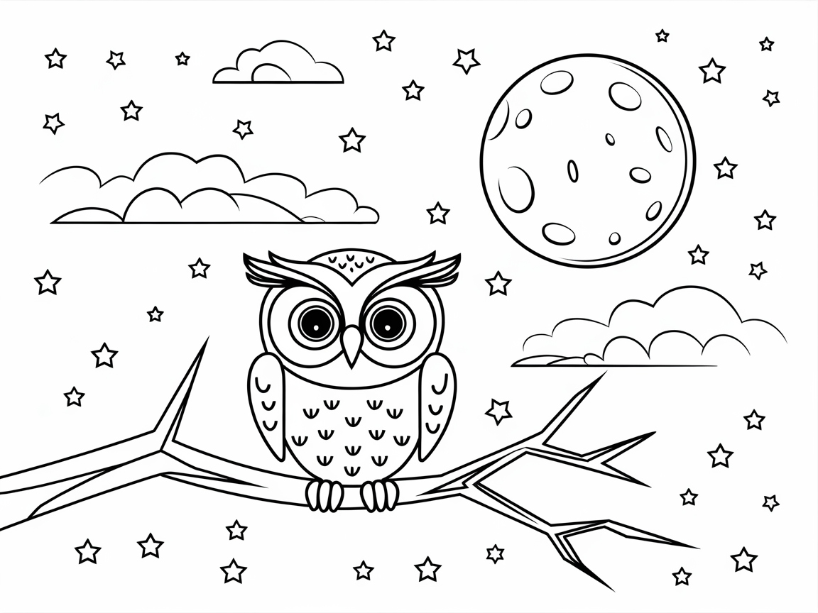 Nighttime Owl Adventure Awaits