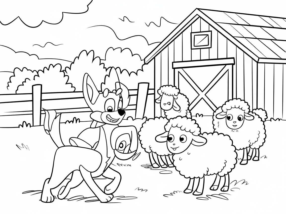 Farmyard Fun with Chase and the Fluffy Sheep