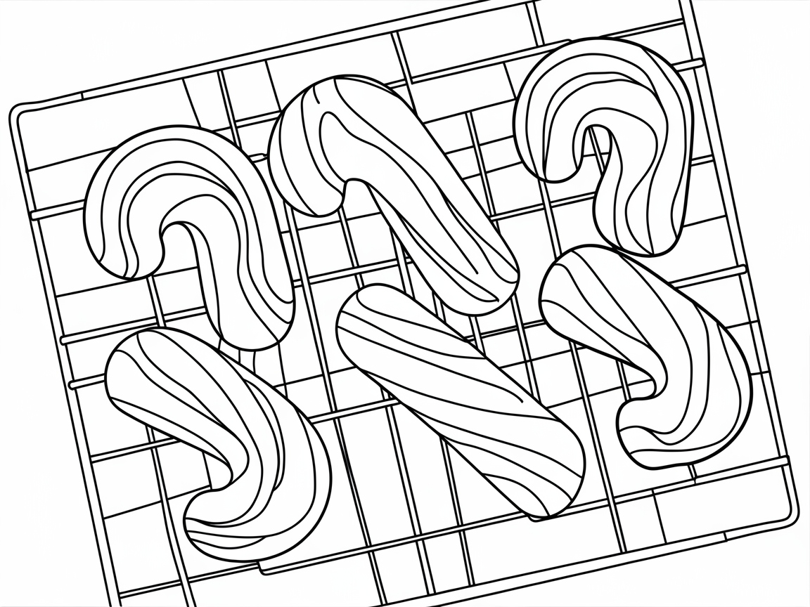 Get Creative with Candy Cane Cookie Coloring