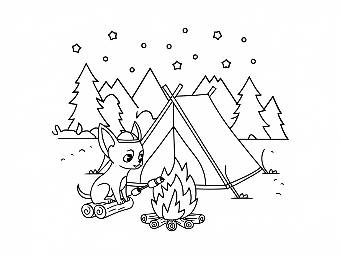 Chihuahua Camper Under the Stars