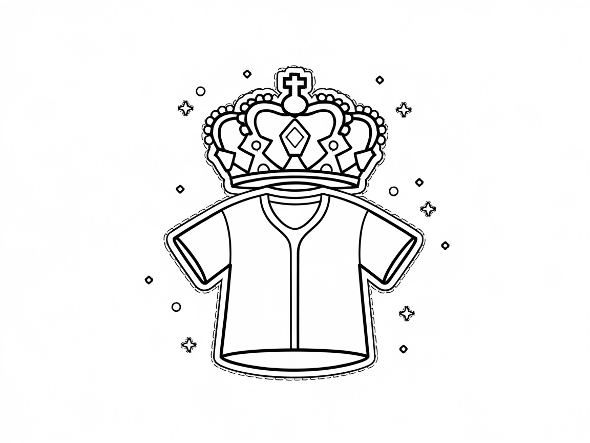 Crown Your Creativity with This Regal Baseball Jersey