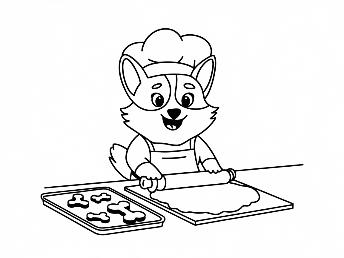 Corgi the Christmas Baker: Roll Out Some Fun!
